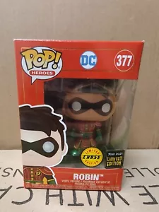 Funko Pop Vinyl DC Metallic Imperial Robin #377 Chase China Exclusive - Picture 1 of 10