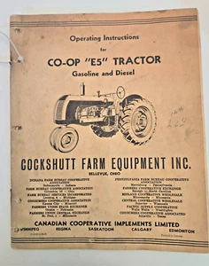 Vintage Cockshutt CO-OP E5 Gas Diesel Tractor Operators Manual Very Good Conditi - Picture 1 of 14