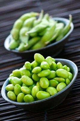 10 Samen Soja Bohne Edamame Bio Bohnen Sojabohnen Garten Pflanzen Gemüse  - Bild 1 von 2