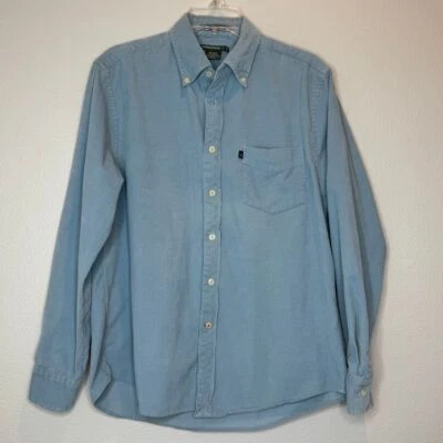 Camisa SPRINGFIELD Pana Abotonada Para Hombres LG 100% Algodón Azul Lt Informal Foto 1 de 4