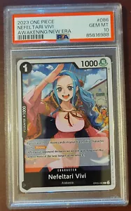 PSA 10 GEMAS COMO NUEVAS One Piece Nefeltari Vivi Awakening the New Era OP05-086 - Imagen 1 de 2