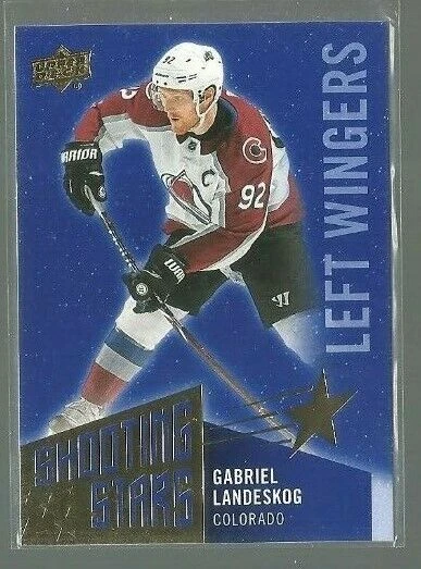 2018-19 Upper Deck Shooting Stars Left Wingers #SSL9 Gabriel Landeskog (re 81046 - Image 1 of 1