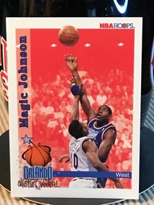 1992 SkyBox (Hoops) Magic Johnson #309 NBA All Star Weekend JamiesJocks🏀🏀! - Bild 1 von 2