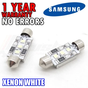 *Audi A2 A3 A4 A6 A8 TT Q7 LED Number Plate License Light Bulbs Upgrade SE Sline - Picture 1 of 6