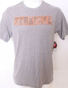 NUEVA Camiseta Para Hombre Syracuse University Naranja Coliseo Gris SS Cuello Redondo L - Imagen 1 de 9