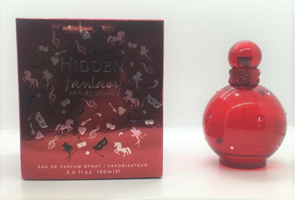 Hidden Fantasy by Britney Spears 女士香水淡香水 3.3 / 3.4 盎司全新零售盒 — 第 1/1 张图片