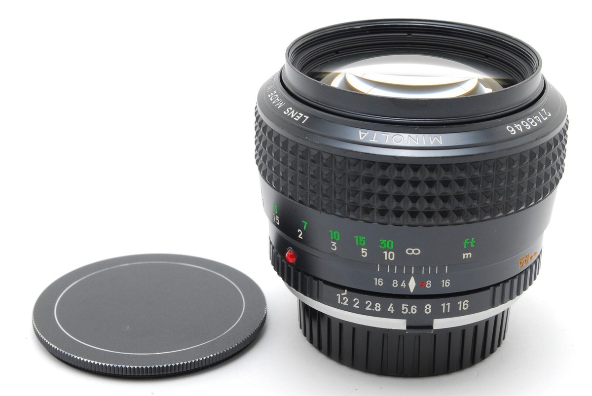 Minolta f/1.2 Camera Lenses for sale | eBay Minolta f/1.2 Camera Lenses for sale | eBay