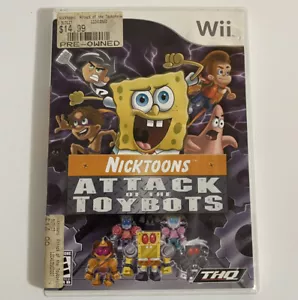 Wii Nicktoons Attack of the ToyBots Video Game Tested and Working - Picture 1 of 9