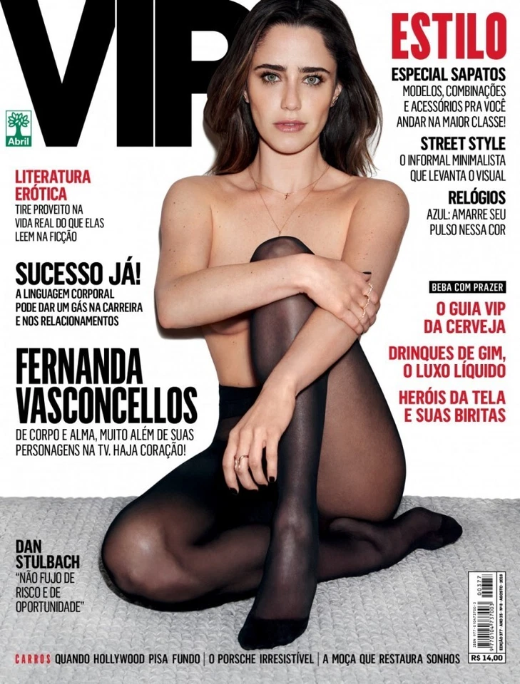 VIP MAGAZINE BRAZIL # 365 - FERNANDA VASCONCELLOS - AUG 2015 - M - PLAYBOY MAXIM - Image 1 of 1