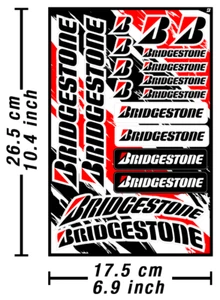 Bridgestone Tires Decals Stickers Vinyl Graphics Aufkleber Adesivi - Bild 1 von 2