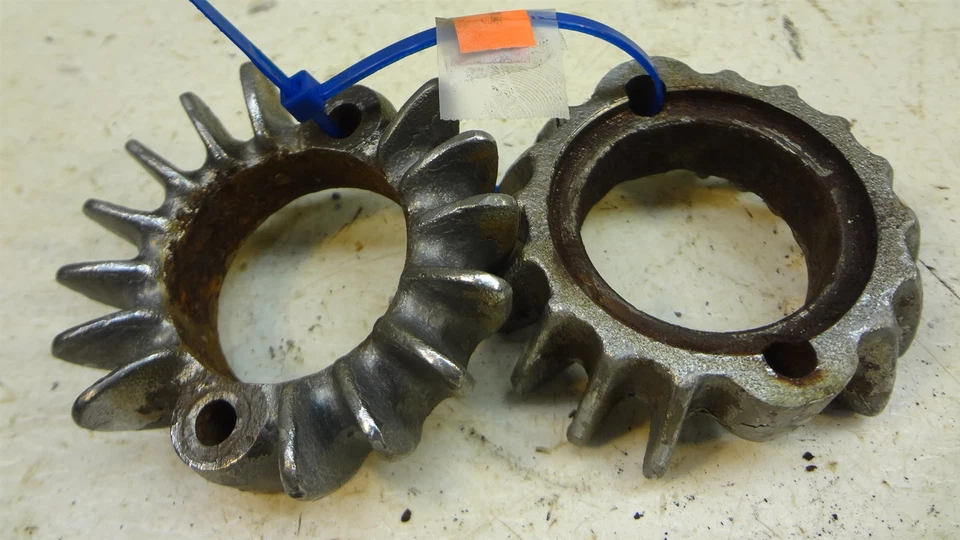 74 Honda CL200 CB200 CL CB 200 H941' exhaust header pipe manifold clamps flanges - Image 1 of 1
