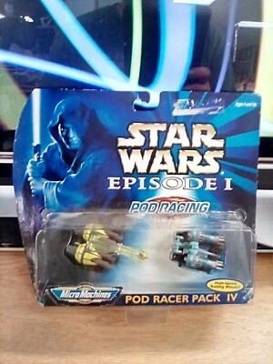  Micro Machines, Star Wars: Episodio I Pod, Racer Pack IV Galoob 1998 - NUEVO Foto 1 de 4