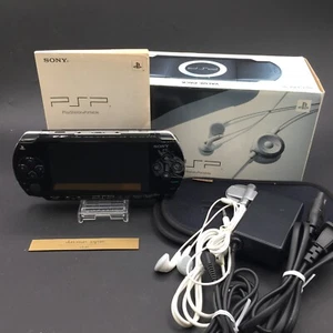 【Very Good】Sony PSP-1000 Black Console W/ Accessories No Battery Japanese ver. # - Picture 1 of 19