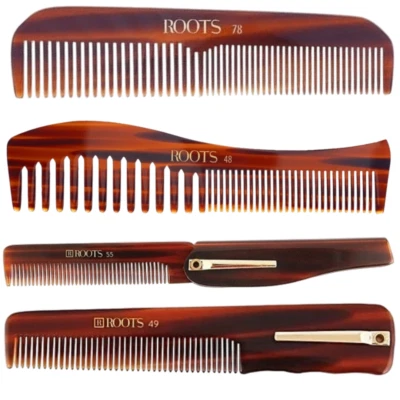 Elegante conjunto de peine peinado aseo uso diario para hombres/mujeres dientes finos 4ct Foto 1 de 4