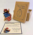 Fauteuil à bascule RARE Robert Raikes Itsy Bitsy Betsy Ross 21/25 drapeau signé COA