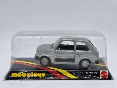 Fiat 126 Personal ARGENTO - MEBETOYS Art. A 112 MADE IN ITALY 1:43 - Immagine 1 di 4