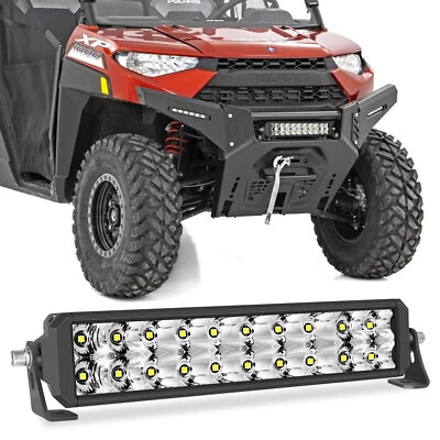 Barra de luz LED PROFESIONAL 6500K combo UTV ATV para POLARIS RANGER XP 1000/1000 Crew 12" Foto 1 de 4