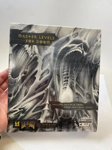 Doom II Master Levels PC CD-Rom caja grande sellada de fábrica con póster 1995 juego de colección - Imagen 1 de 10