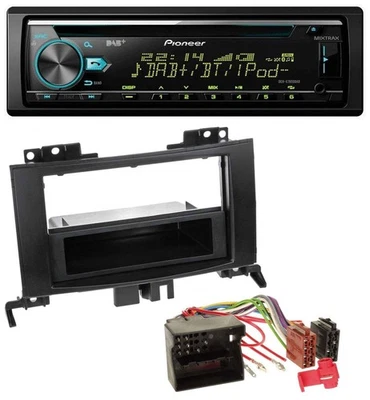 Pioneer DAB MP3 CD USB Bluetooth Autoradio für Mercedes Sprinter ab 06 schwarz - Bild 1 von 4