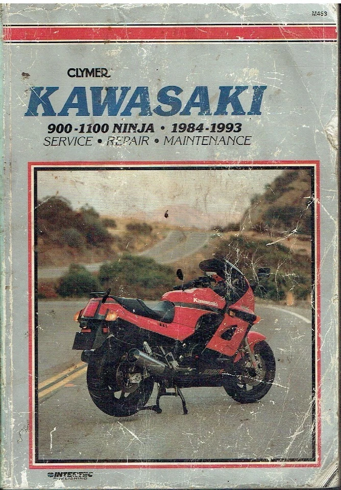 KAWASAKI ZX900 A1-A3 ZX1000 A1-A2 B1-B3 ZX1100 C1-C4 D1 (1984-93) REPAIR MANUAL - Image 1 of 1