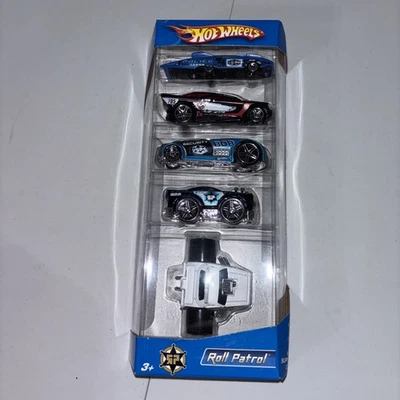 MATTEL HOT WHEELS  -- 2005 ROLL PATROL-- 5-CAR GIFT PACK - Image 1 of 2