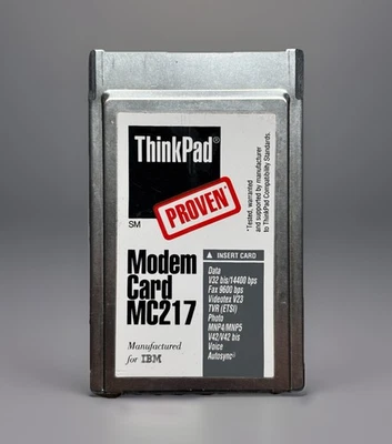 Thinkpad Proven Modem Card MC217 / Data Fax TVR Autosync / Manufactured For IBM - Image 1 of 4