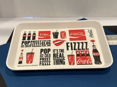 Daiso Coca-Cola Mini Melamine Serving Tray 8" X 5.5" New Fun 2021 - Image 1 of 4