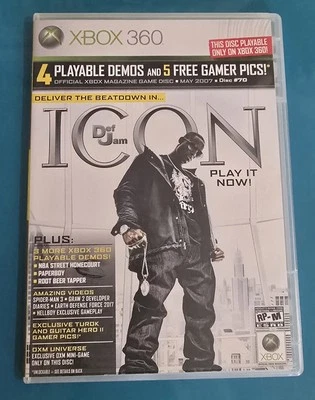 Xbox 360 - Official Xbox Demo Disc #70 - Def Jam Icon - May 2007 - Image 1 of 4