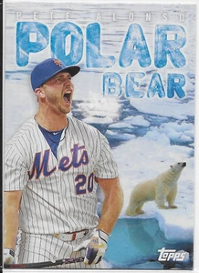 Pete Alonso Polar Bear SP - Topps Archives 2020. Mets de Nueva York #301 - Imagen 1 de 2