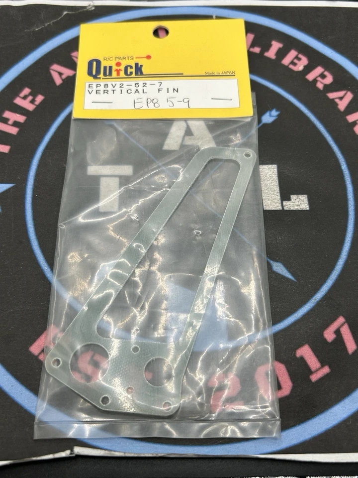 Quick Worldwide. EP8 V2. 5-9 Vertical Fin. NOS Heli Hobby - Image 1 of 1