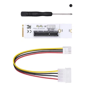 Versatile Compatibility NGFF M.2 M Key to PCI 4X Adapter For 1X 4X PCIE Slot - Afbeelding 1 van 9