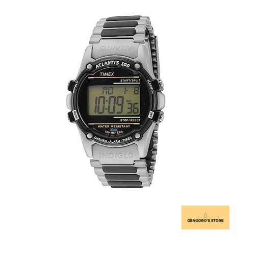 TIMEX Atlantis 100 plata TW2U31100 genuino Foto 1 de 4