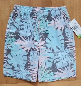 Boys Colorful Planet Tropical Print Pull On Cotton Shorts Size Med Large XL NWT - Picture 1 of 1