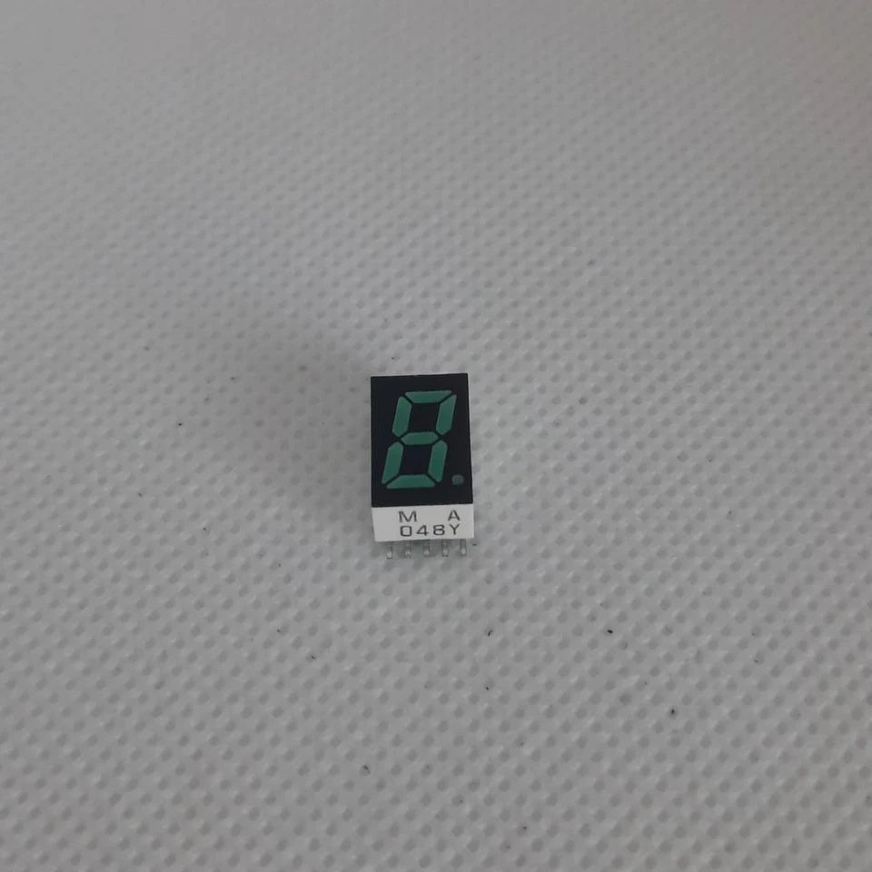 1pc, ROHM, LF-301MA,  DISPLAY 7SEG 0.31" SGL GRN 10SMD, ROHS - Image 1 of 3