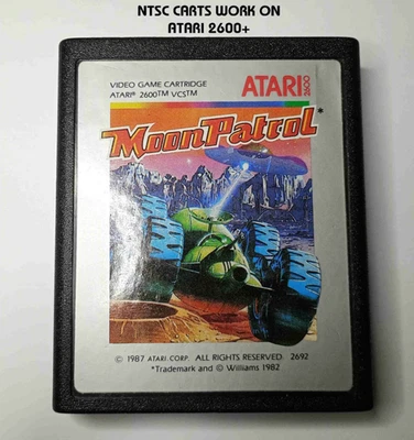 MOON PATROL ATARI 2600/7800/2600+ CX2692 Cart only / working NTSC - Image 1 of 4