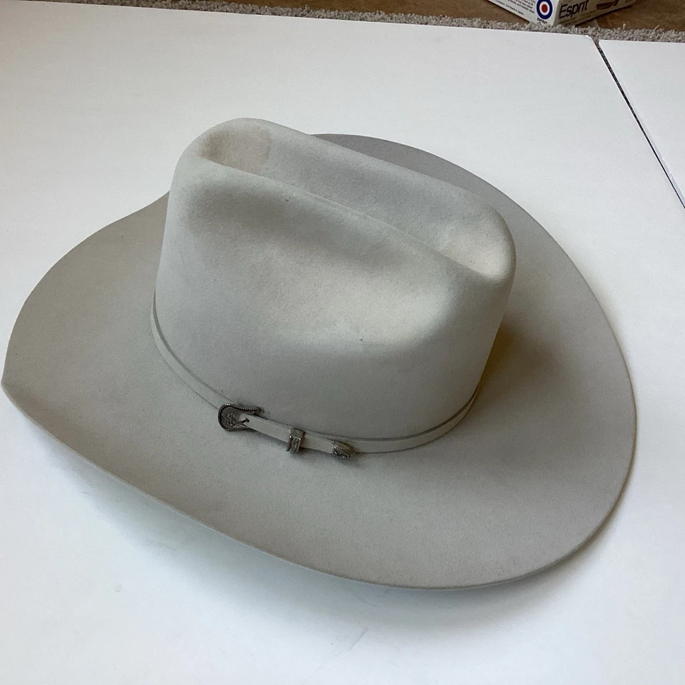 "Sombrero de Vaquero Resistol Cattleman Western Largo Ovalado 5X Autoconforme Talla 7 5/8""" Foto 1 de 4