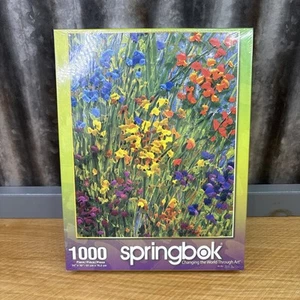 SPRINGBOK 1000 piece puzzle, "Day Trip to Nantucket" Floral Flower Multi Colored - Picture 1 of 7