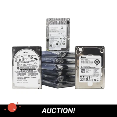 (8.1TB) 9xDELL/HGST/Toshiba 900GB SAS 6-12Gb/s 2.5" HDD VARIOUS BATCH - Bild 1 von 3