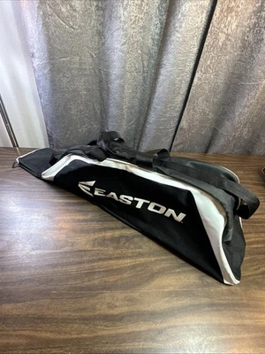 "Bolsa de equipo de béisbol Easton 34"" negra/blanca con compartimento para bate y gancho" Foto 1 de 4