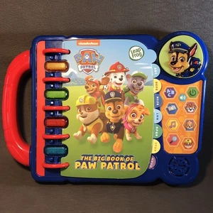 Leap Frog das große Buch von Paw Patrol pädagogische Geräusche Lichter Musik funktioniert super - Bild 1 von 3