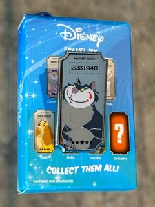 Disney PALM Ticket Pin - Classic Animals Series 4 - Lucifer Pin LE 300 NEW - Picture 1 of 2