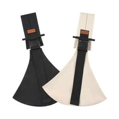 Paquete de 2 portabebés ergonómicos - ligeros y portátiles negros/beige Foto 1 de 4