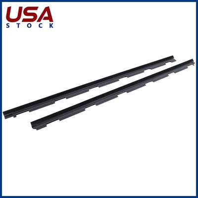 2 piezas de impermeabilizadores de goma para puerta delantera izquierda derecha para camioneta GMC K1500 1988-1999 Foto 1 de 4