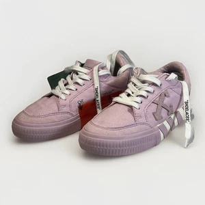 Off-White Low Vulcanized Sneakers – Pink Canvas – Size EU 35  , US Women 5 - Picture 1 of 12