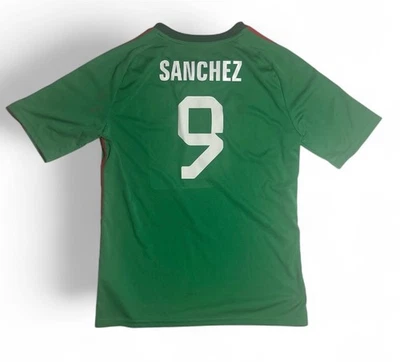 SANCHEZ, MÉXICO CAMISETA Adidas, nueva/etiqueta, con número 9, juvenil grande Foto 1 de 2