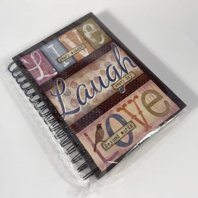 Inspirational Journal Diary Live Laugh Love 9” x 6” - Image 1 of 3