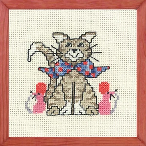 Permin 13-7375 Chat Grey Cat Broderie Point de croix compté - Imagen 1 de 1