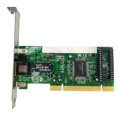 LinkSys LNE100TX EtherFast 10/100 Ethernet LAN Network Adapter Card - PCI v5.1 - Image 1 of 4