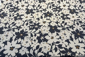 Robert Allen Artful Floral Charcoal Drapery Upholstery Fabric By the yard - Picture 1 of 6