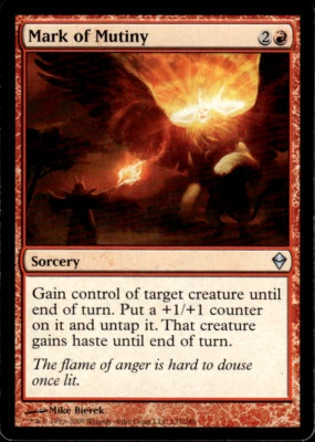 Mark of Mutiny (157) Zendikar ZEN MTG Magic - Image 1 of 2